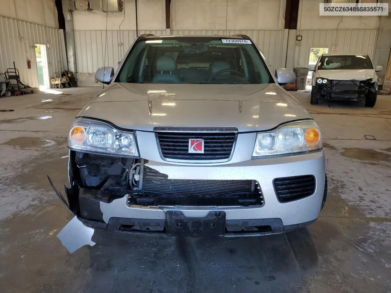 2006 Saturn Vue VIN: 5GZCZ63486S835571 Lot: 72360974