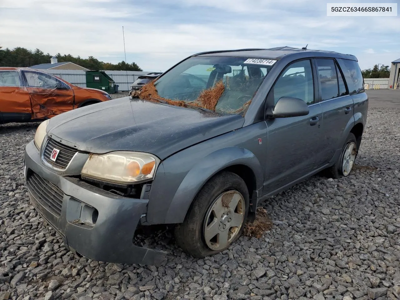 2006 Saturn Vue VIN: 5GZCZ63466S867841 Lot: 74236714