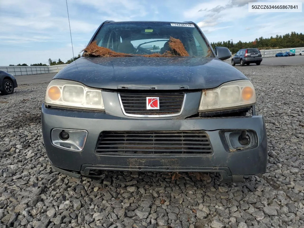 2006 Saturn Vue VIN: 5GZCZ63466S867841 Lot: 74236714