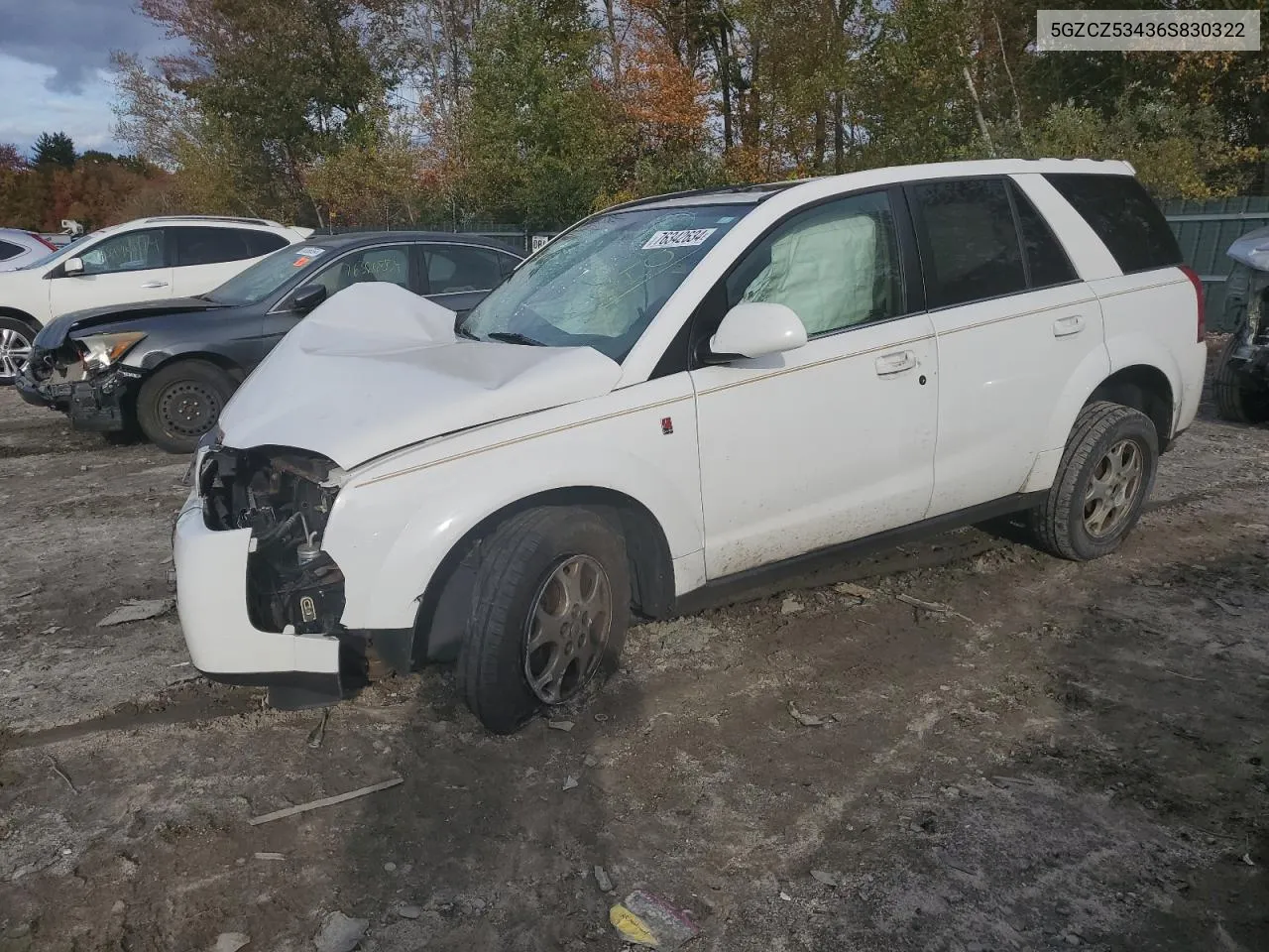 2006 Saturn Vue VIN: 5GZCZ53436S830322 Lot: 76342634