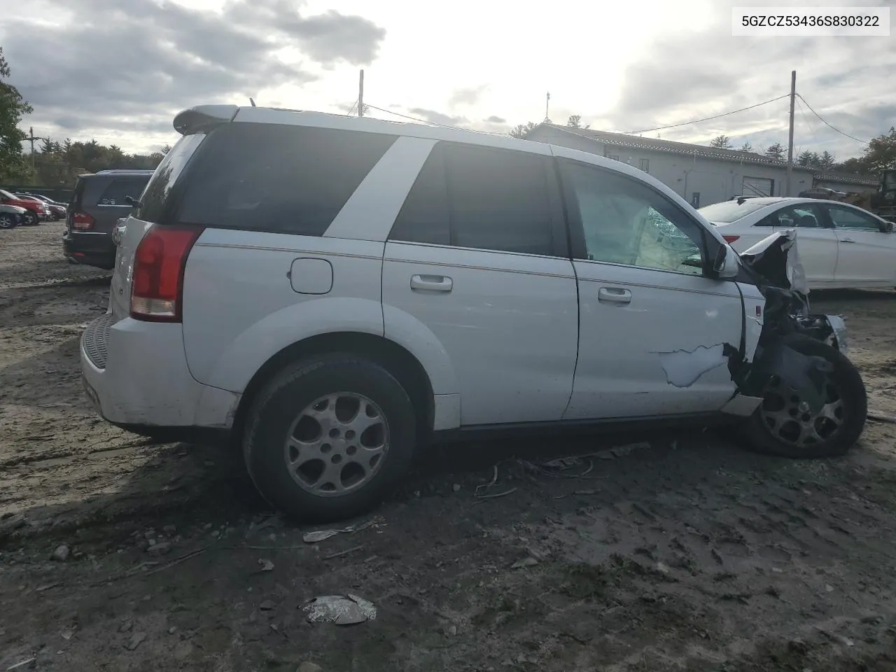 2006 Saturn Vue VIN: 5GZCZ53436S830322 Lot: 76342634