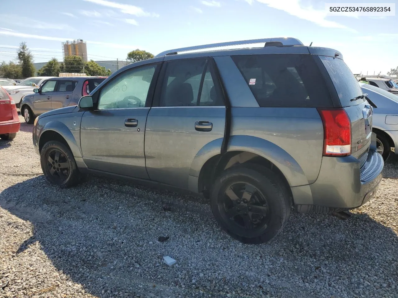 2006 Saturn Vue VIN: 5GZCZ53476S892354 Lot: 77186204