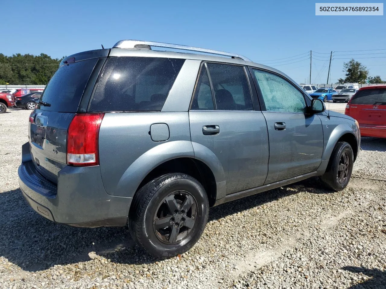 2006 Saturn Vue VIN: 5GZCZ53476S892354 Lot: 77186204