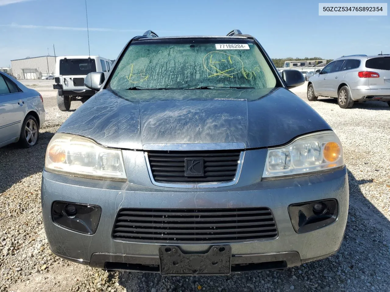 2006 Saturn Vue VIN: 5GZCZ53476S892354 Lot: 77186204