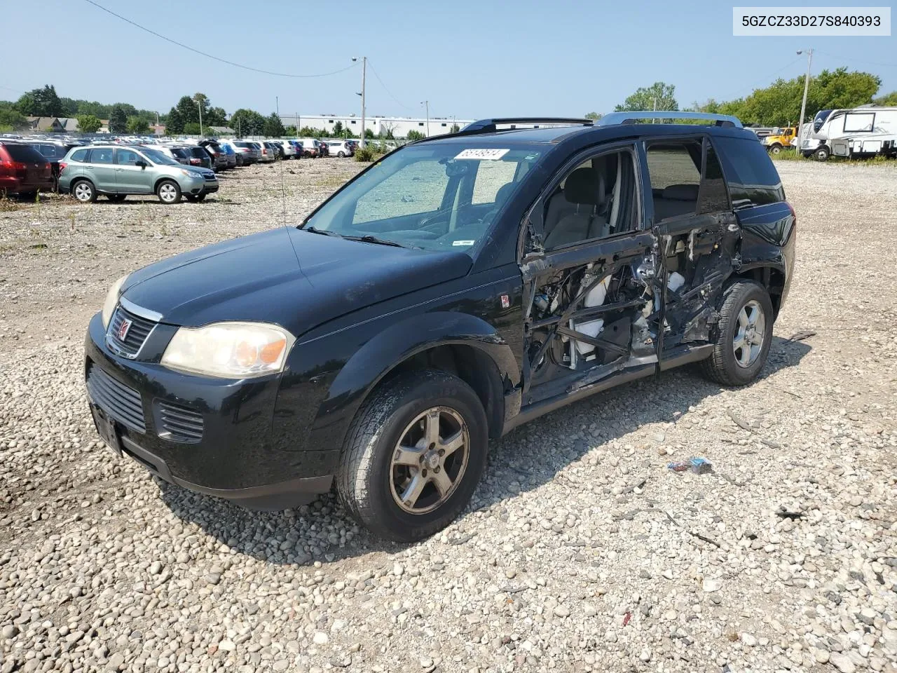 2007 Saturn Vue VIN: 5GZCZ33D27S840393 Lot: 64789944