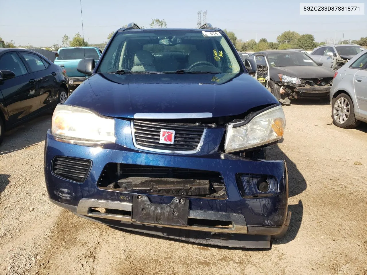 2007 Saturn Vue VIN: 5GZCZ33D87S818771 Lot: 71485674