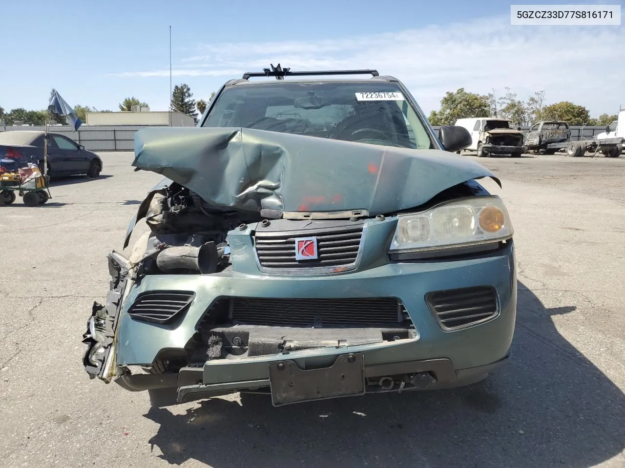 2007 Saturn Vue VIN: 5GZCZ33D77S816171 Lot: 72236754