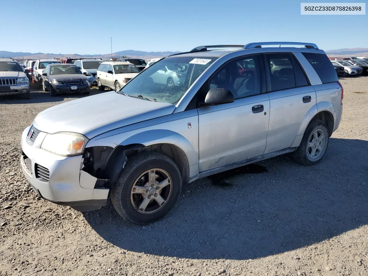 2007 Saturn Vue VIN: 5GZCZ33D87S826398 Lot: 73031644