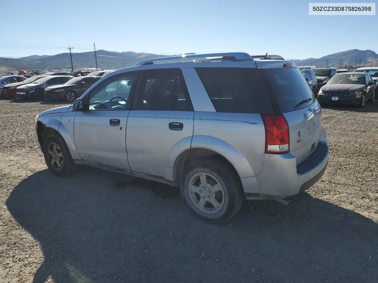 2007 Saturn Vue VIN: 5GZCZ33D87S826398 Lot: 73031644