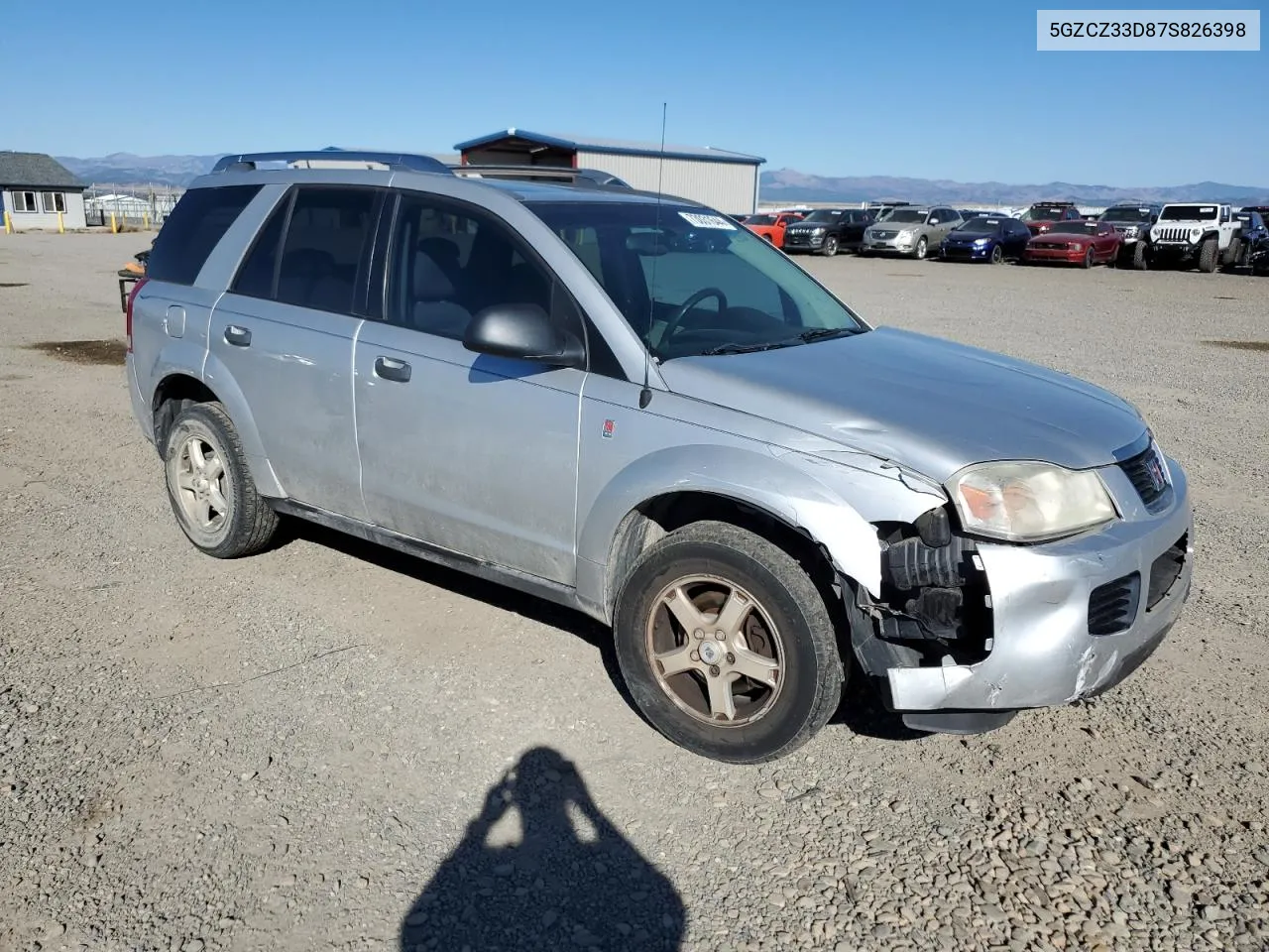 2007 Saturn Vue VIN: 5GZCZ33D87S826398 Lot: 73031644