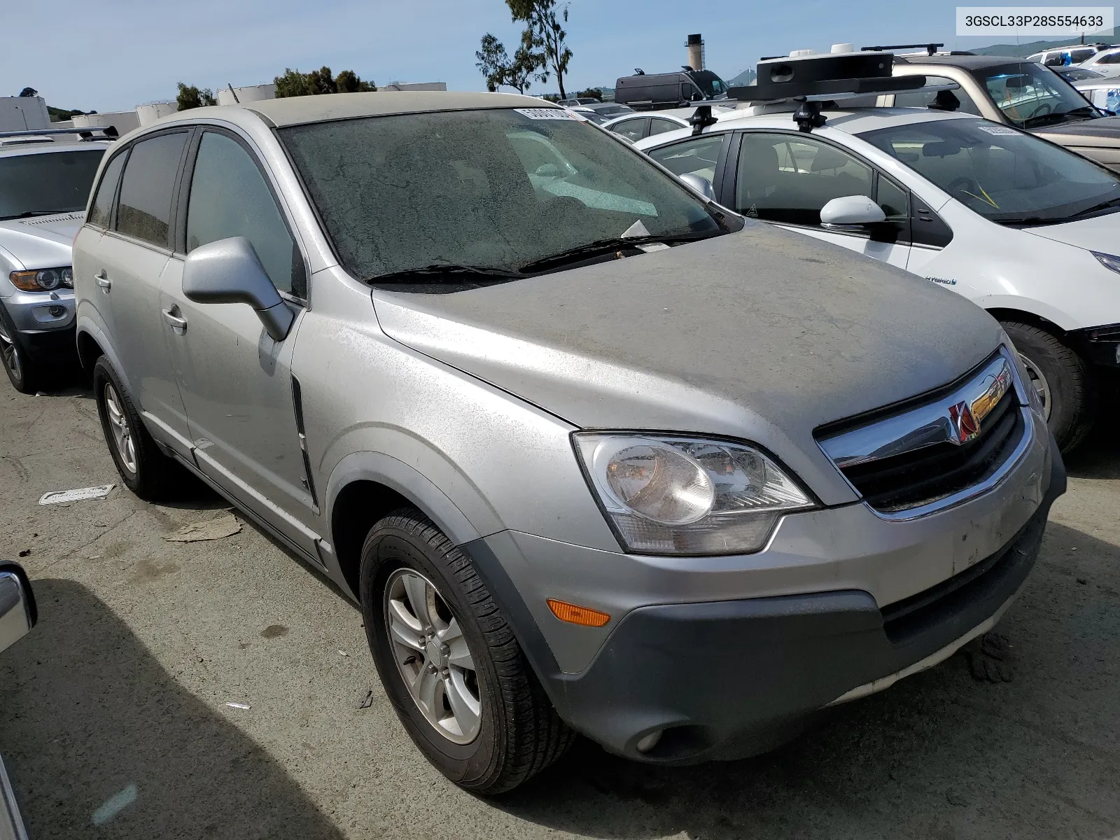 2008 Saturn Vue Xe VIN: 3GSCL33P28S554633 Lot: 50001004