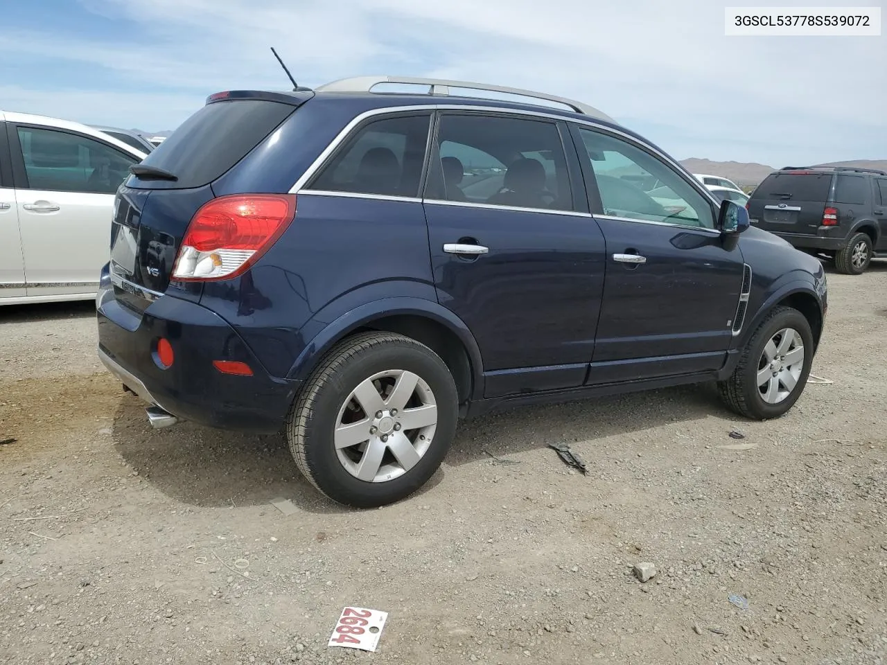 2008 Saturn Vue Xr VIN: 3GSCL53778S539072 Lot: 51344204