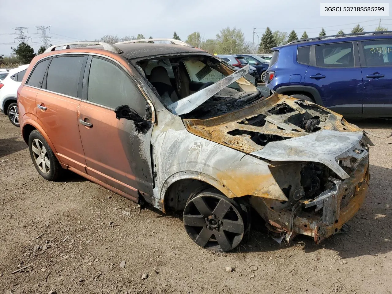 2008 Saturn Vue Xr VIN: 3GSCL53718S585299 Lot: 51843504