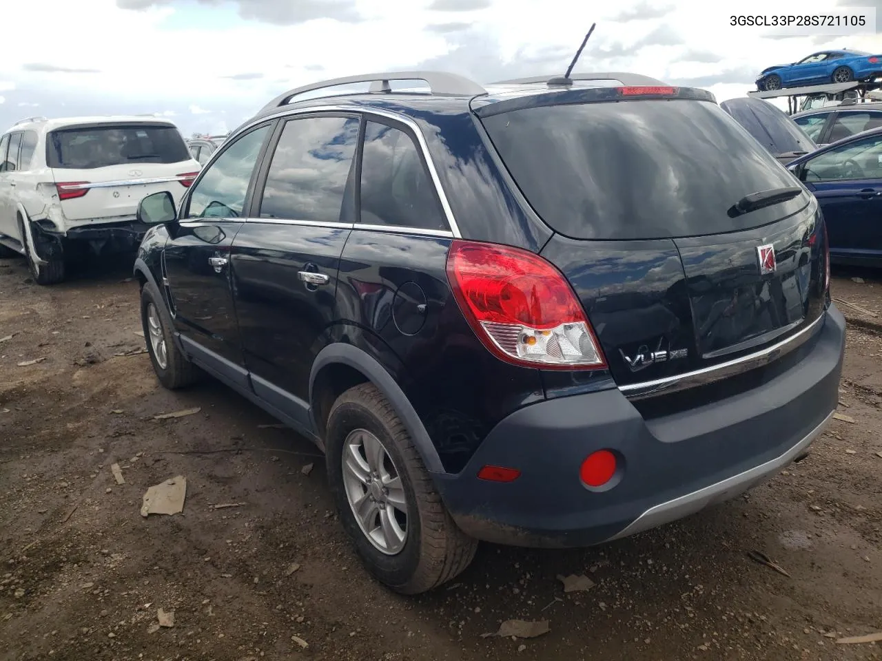 2008 Saturn Vue Xe VIN: 3GSCL33P28S721105 Lot: 53696264