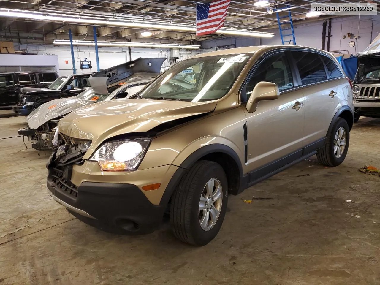 2008 Saturn Vue Xe VIN: 3GSCL33PX8S512260 Lot: 56006224