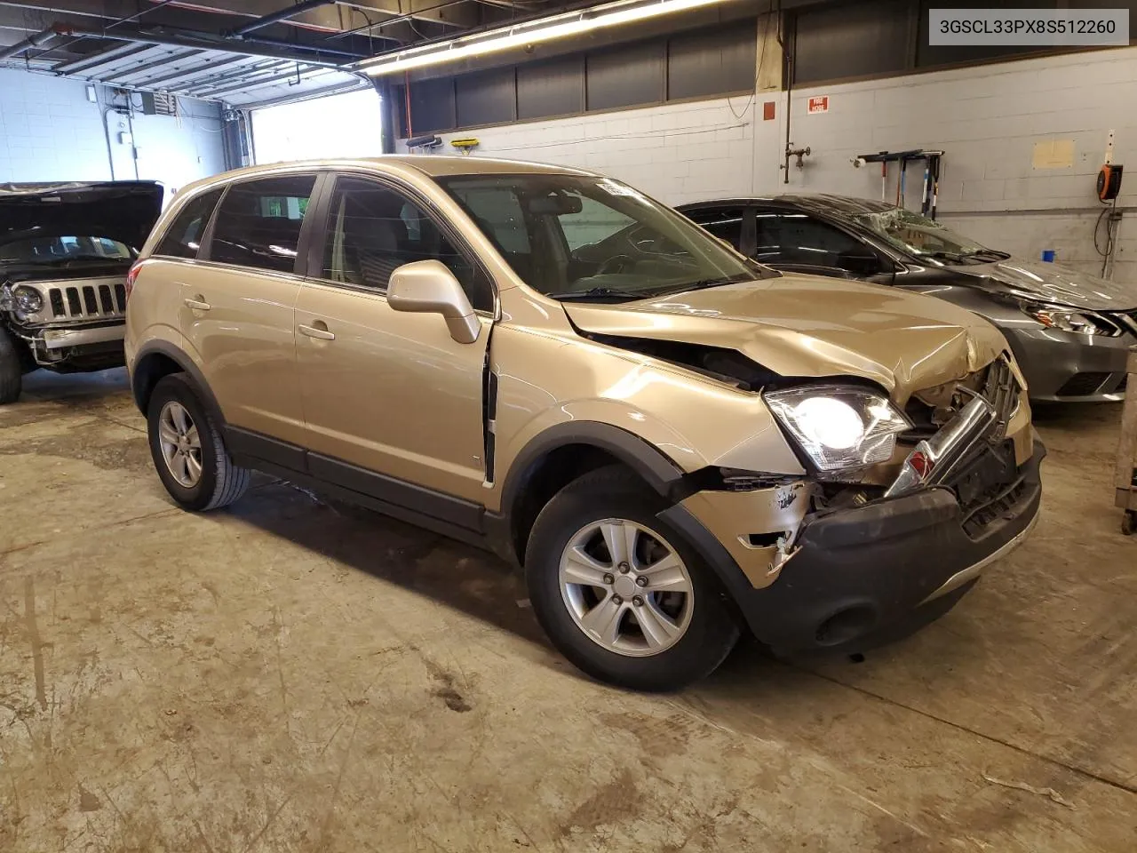 2008 Saturn Vue Xe VIN: 3GSCL33PX8S512260 Lot: 56006224