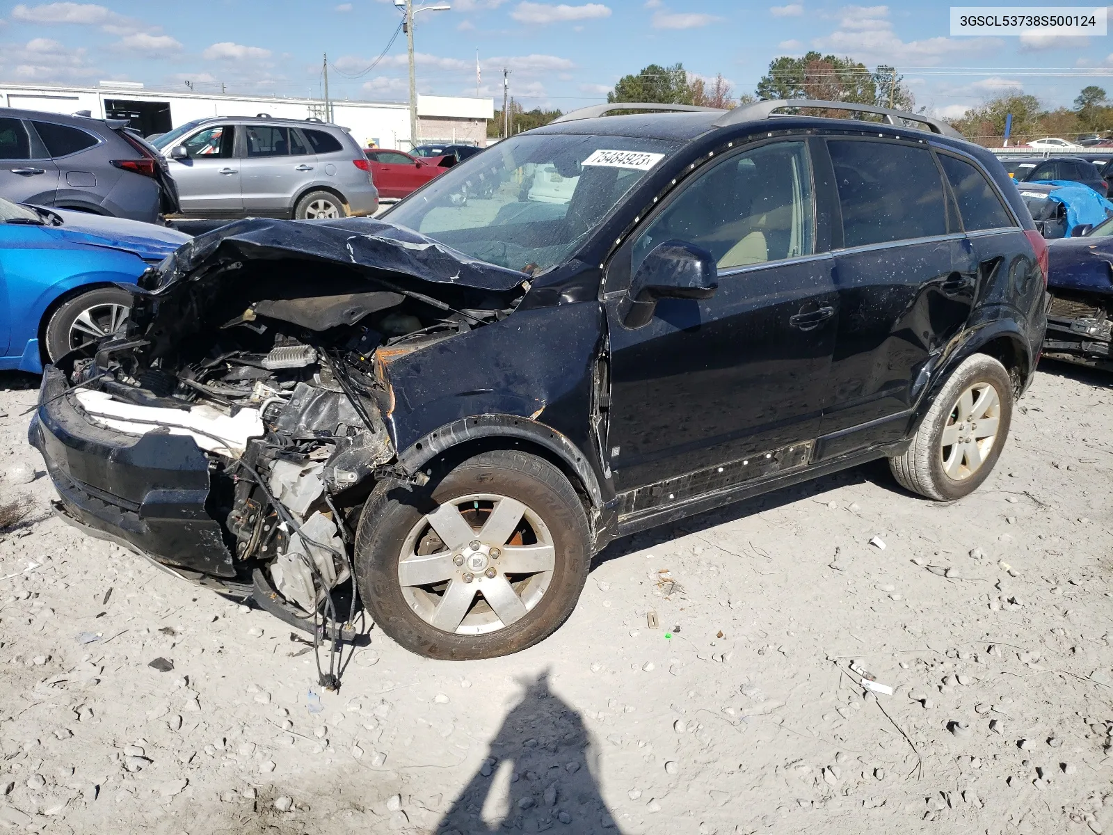 2008 Saturn Vue Xr VIN: 3GSCL53738S500124 Lot: 59632254