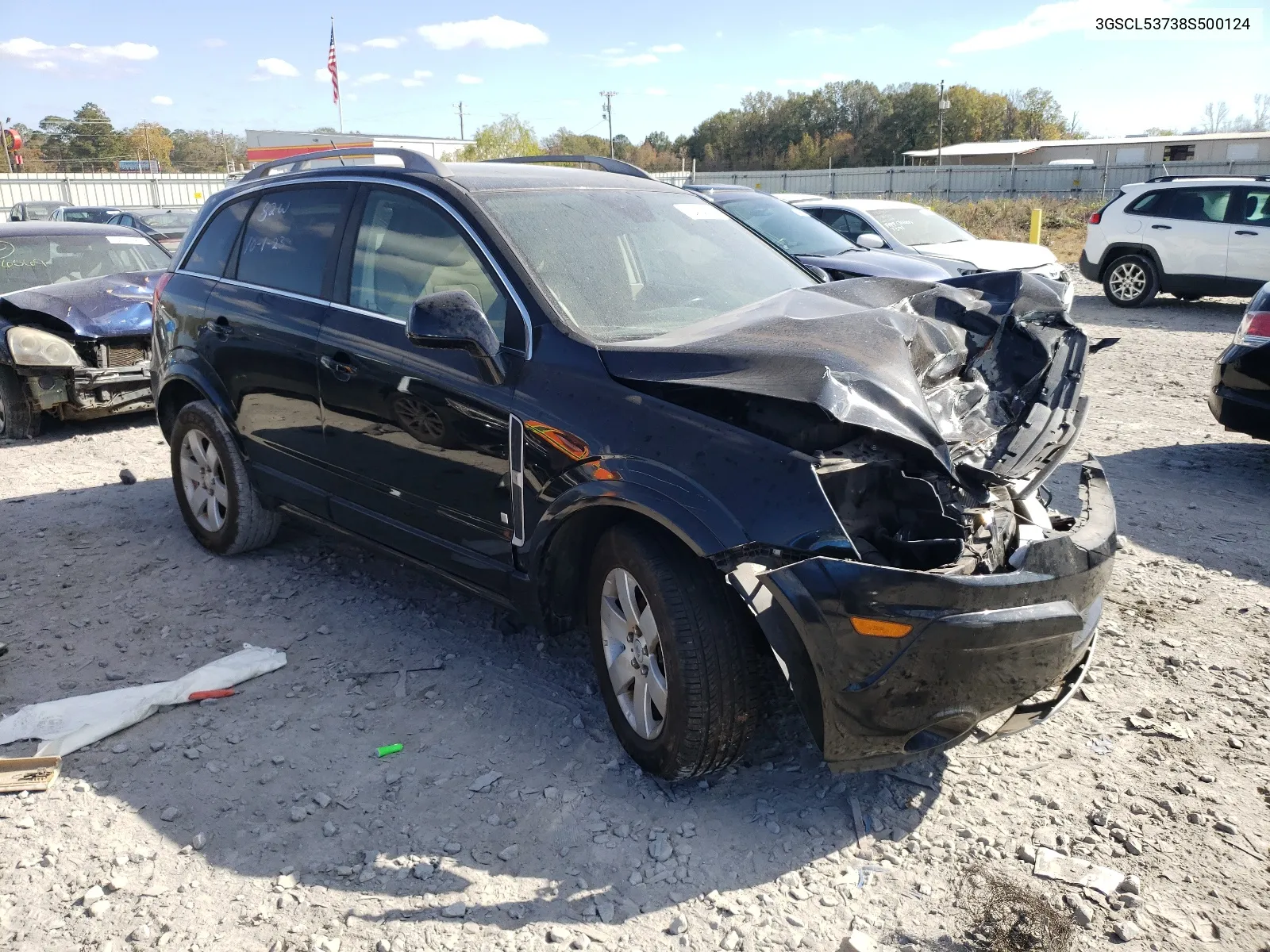 2008 Saturn Vue Xr VIN: 3GSCL53738S500124 Lot: 59632254