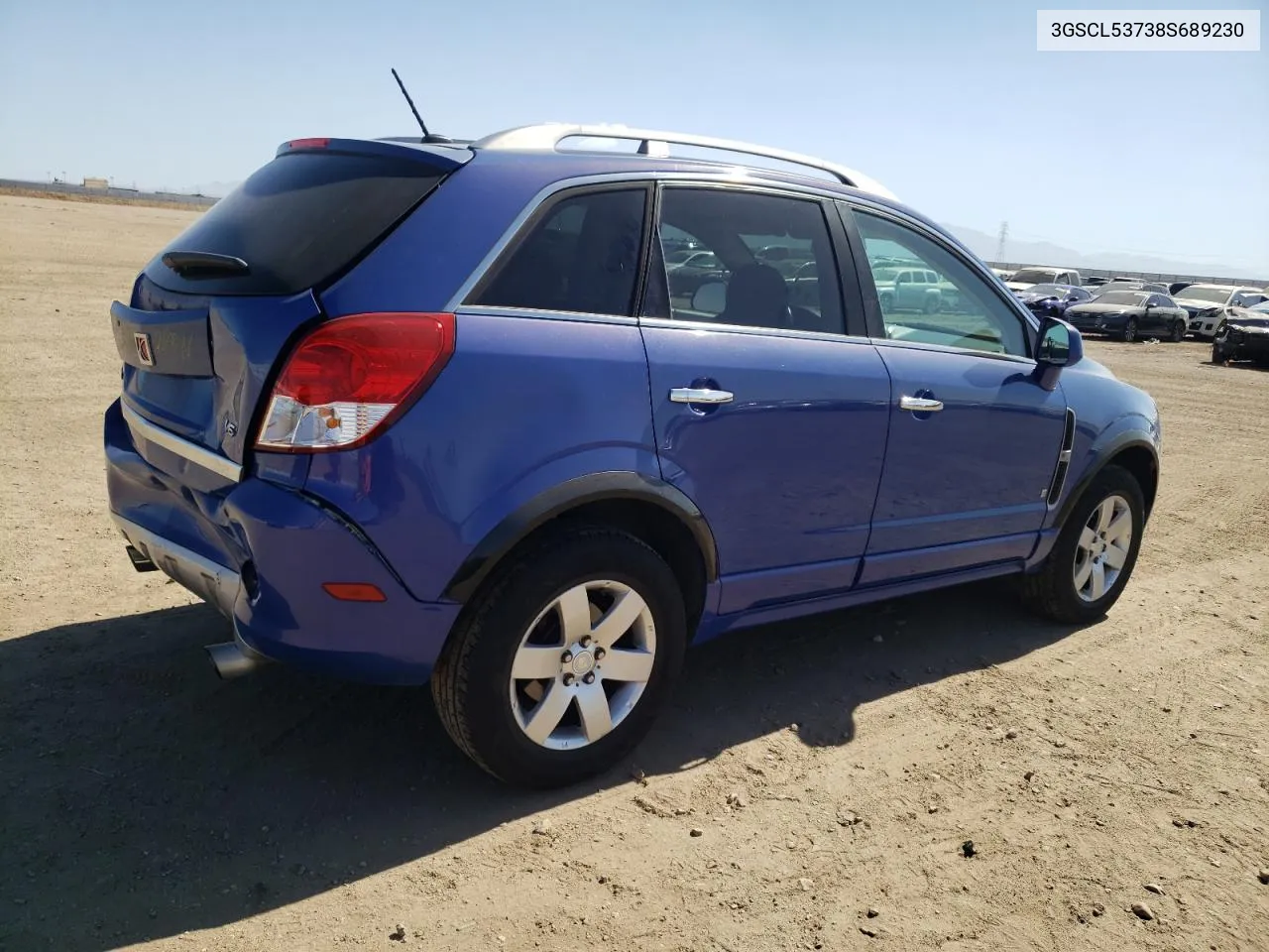 2008 Saturn Vue Xr VIN: 3GSCL53738S689230 Lot: 60853534