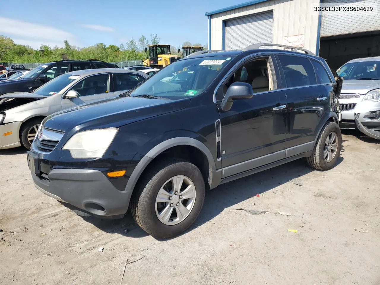 2008 Saturn Vue Xe VIN: 3GSCL33PX8S604629 Lot: 61249424