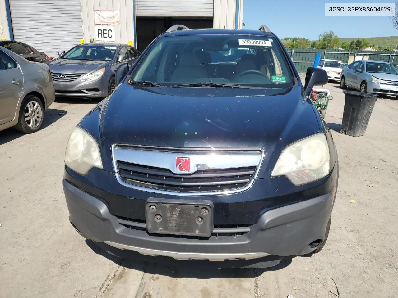 2008 Saturn Vue Xe VIN: 3GSCL33PX8S604629 Lot: 61249424