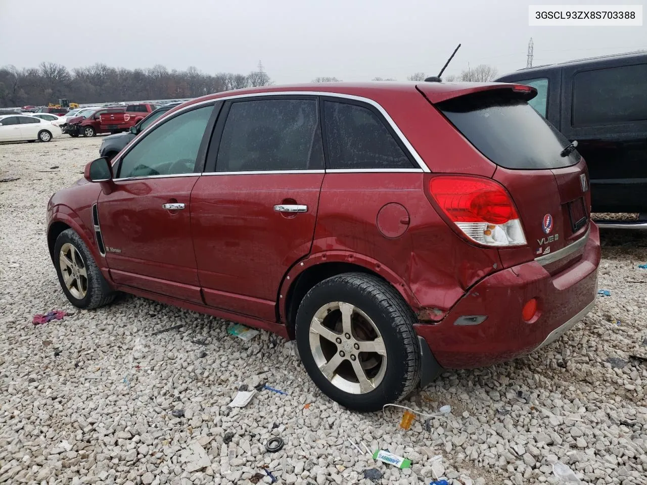 2008 Saturn Vue Hybrid VIN: 3GSCL93ZX8S703388 Lot: 62190614