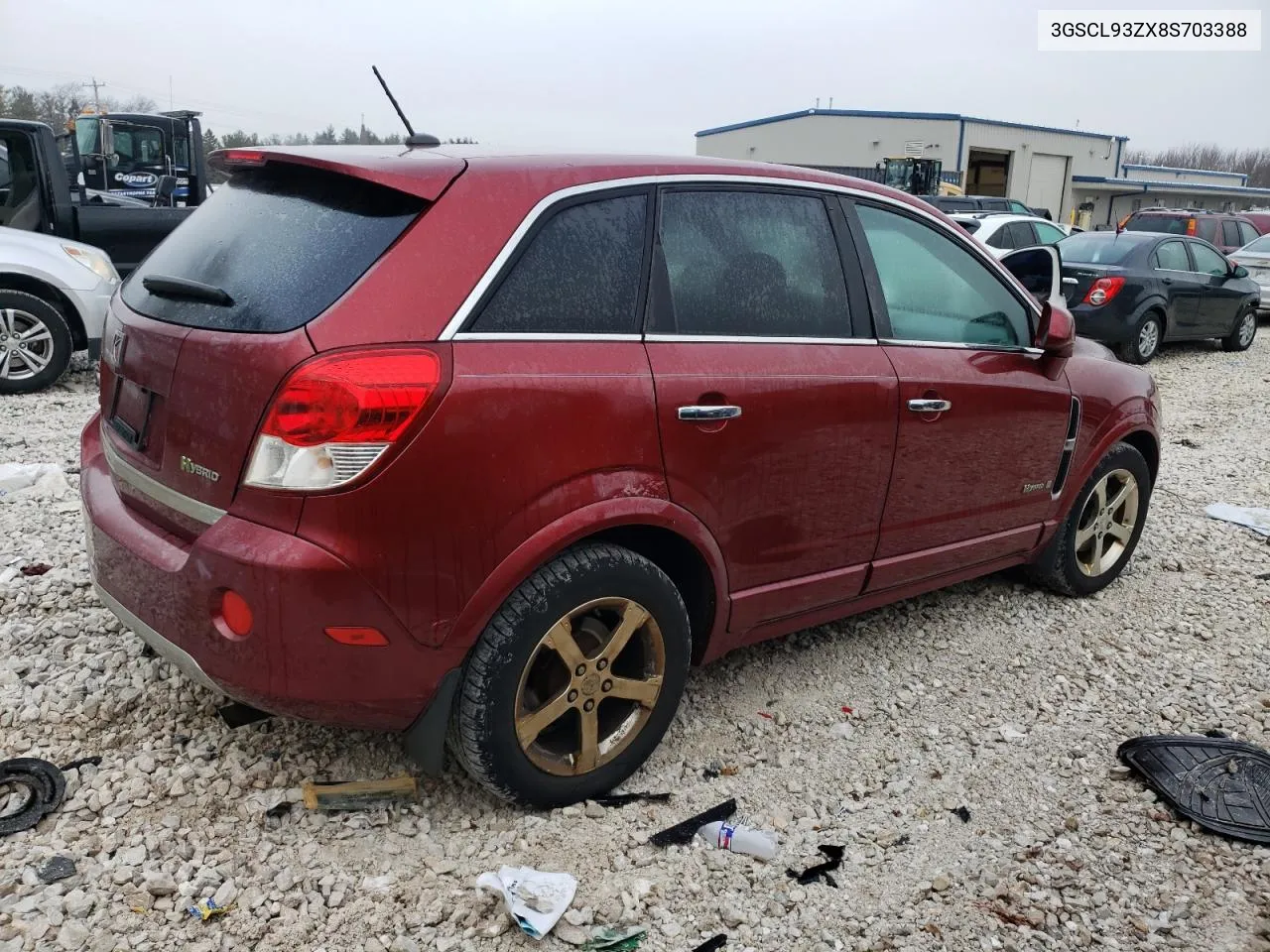 2008 Saturn Vue Hybrid VIN: 3GSCL93ZX8S703388 Lot: 62190614