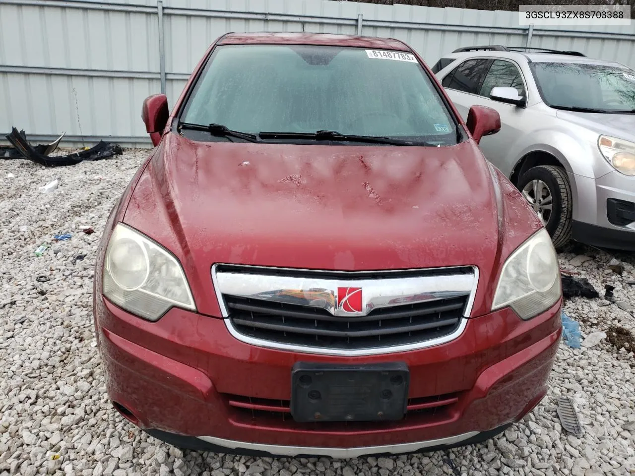 2008 Saturn Vue Hybrid VIN: 3GSCL93ZX8S703388 Lot: 62190614