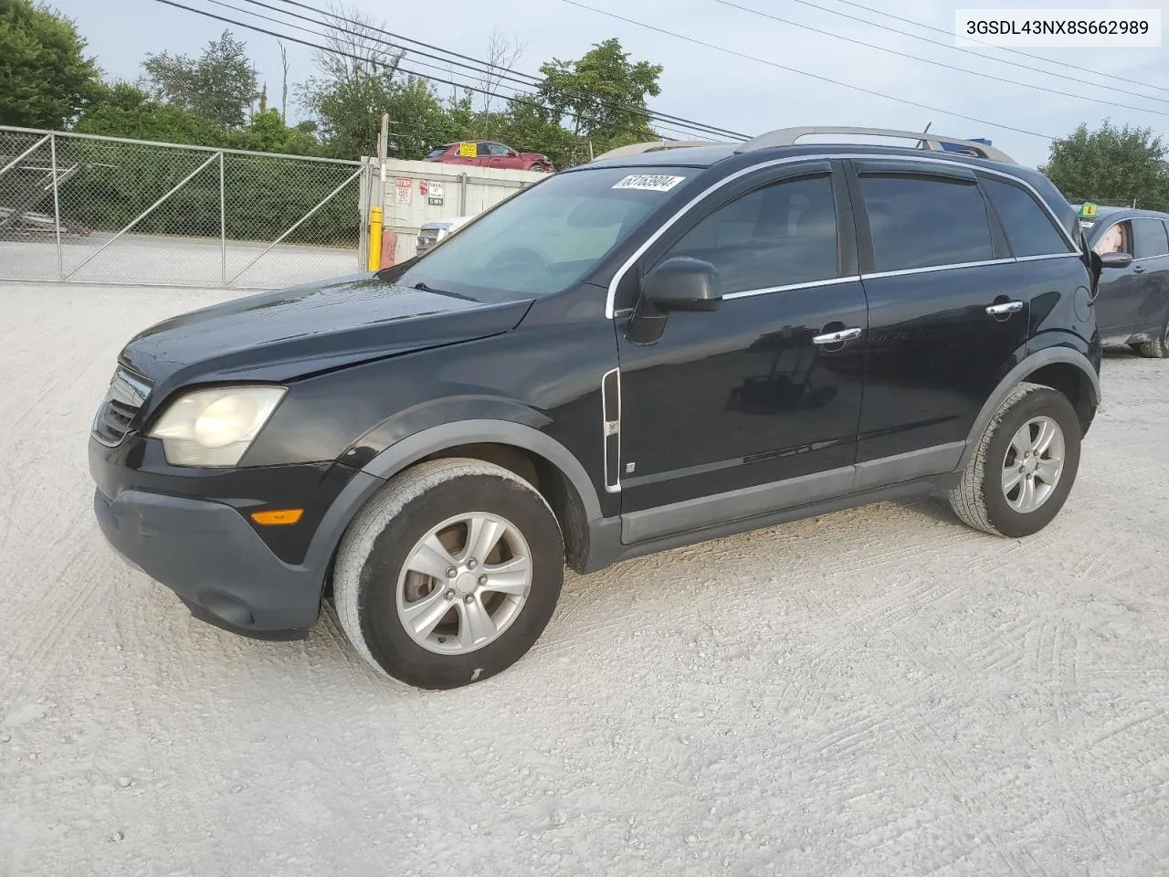 2008 Saturn Vue Xe VIN: 3GSDL43NX8S662989 Lot: 63163904