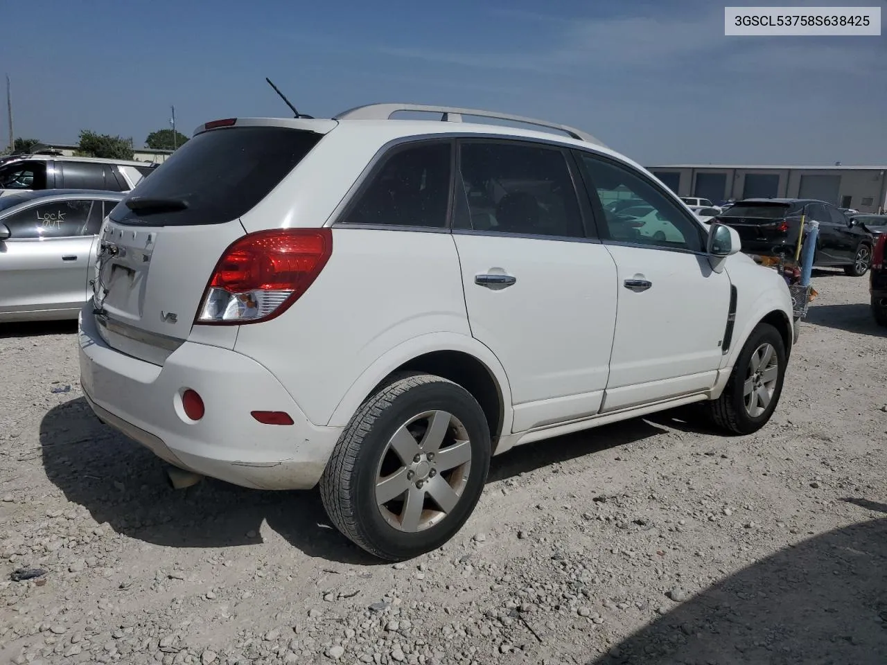 2008 Saturn Vue Xr VIN: 3GSCL53758S638425 Lot: 65356784