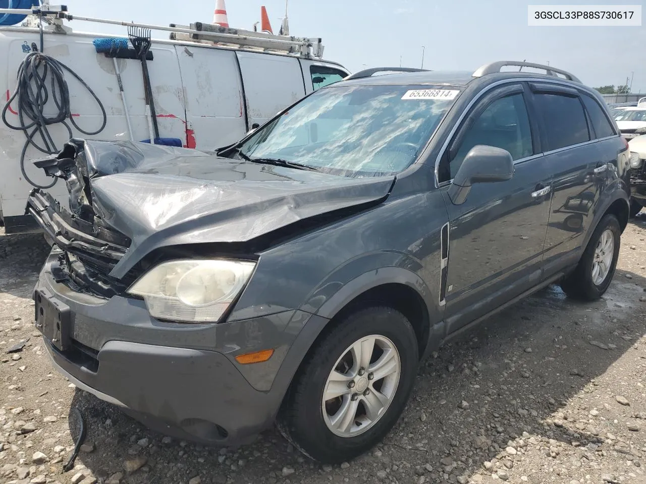 2008 Saturn Vue Xe VIN: 3GSCL33P88S730617 Lot: 65366814