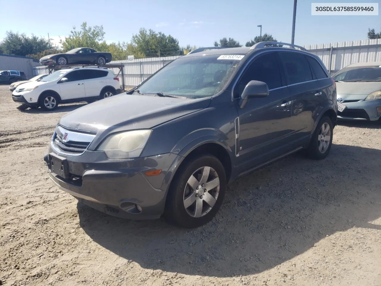 2008 Saturn Vue Xr VIN: 3GSDL63758S599460 Lot: 65763214