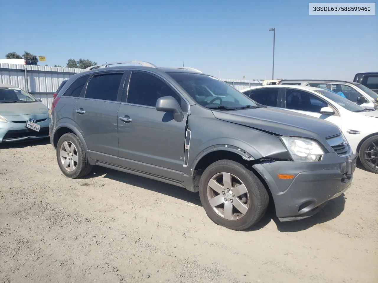 2008 Saturn Vue Xr VIN: 3GSDL63758S599460 Lot: 65763214