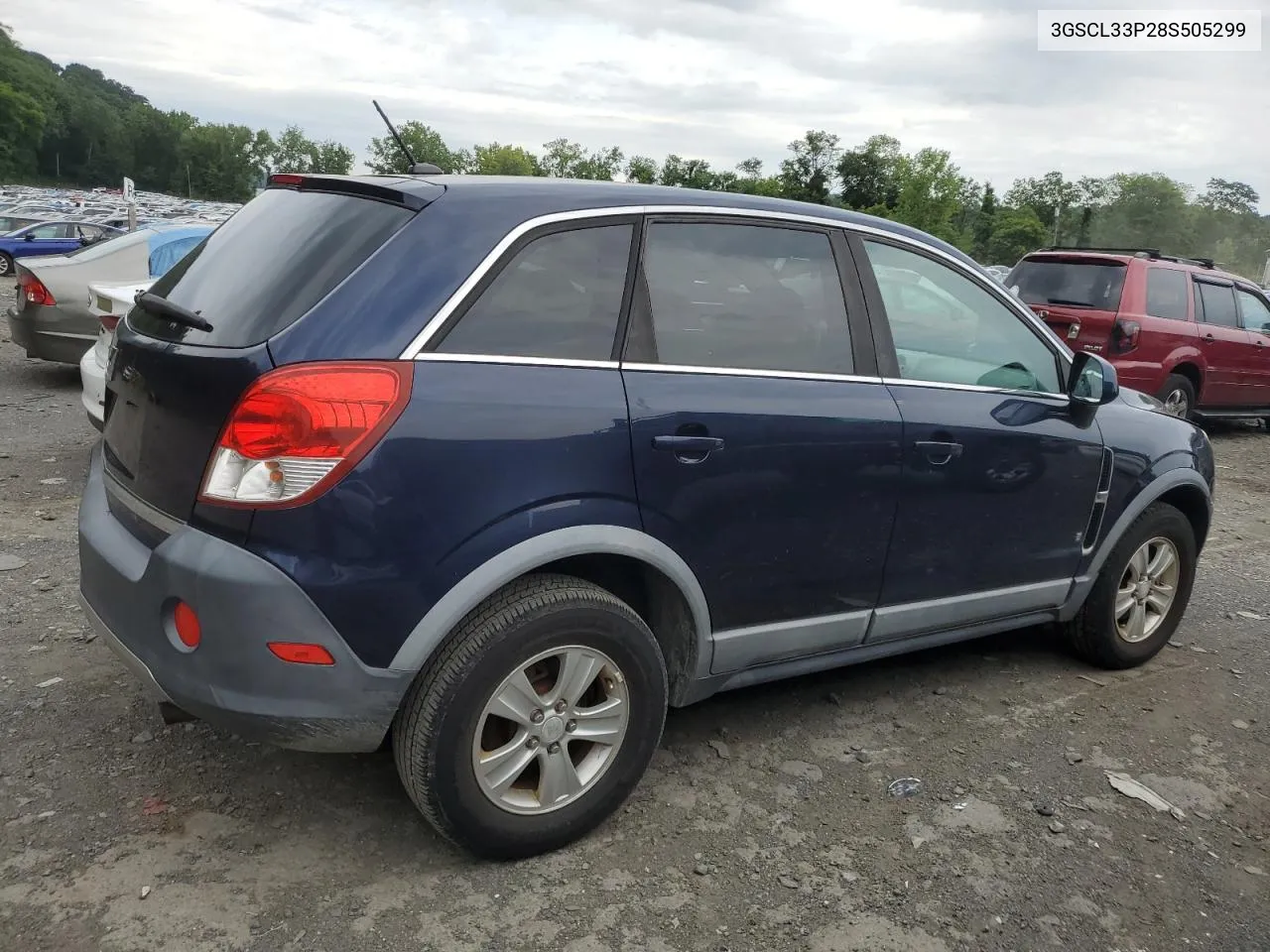 2008 Saturn Vue Xe VIN: 3GSCL33P28S505299 Lot: 66229894