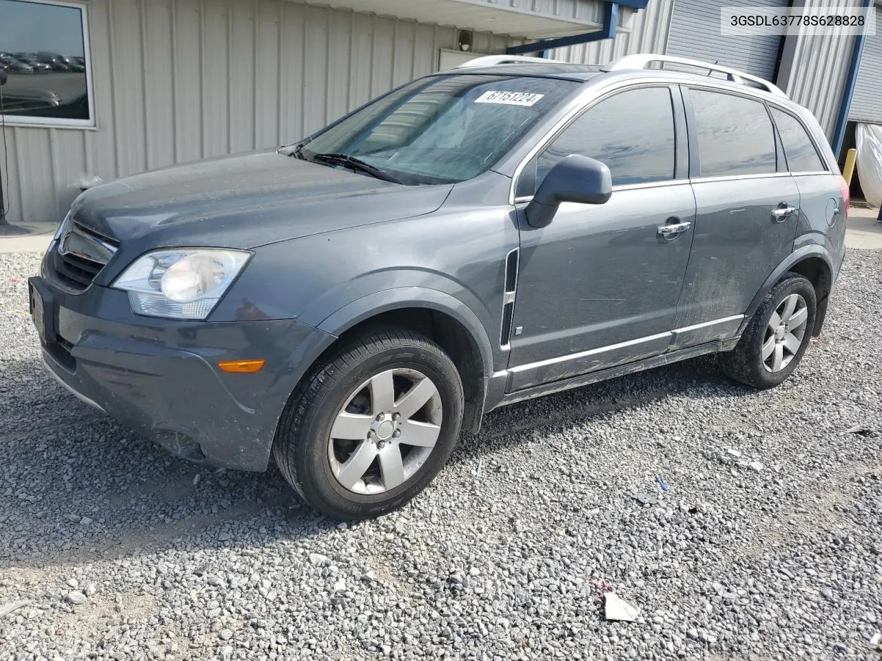 2008 Saturn Vue Xr VIN: 3GSDL63778S628828 Lot: 67151224