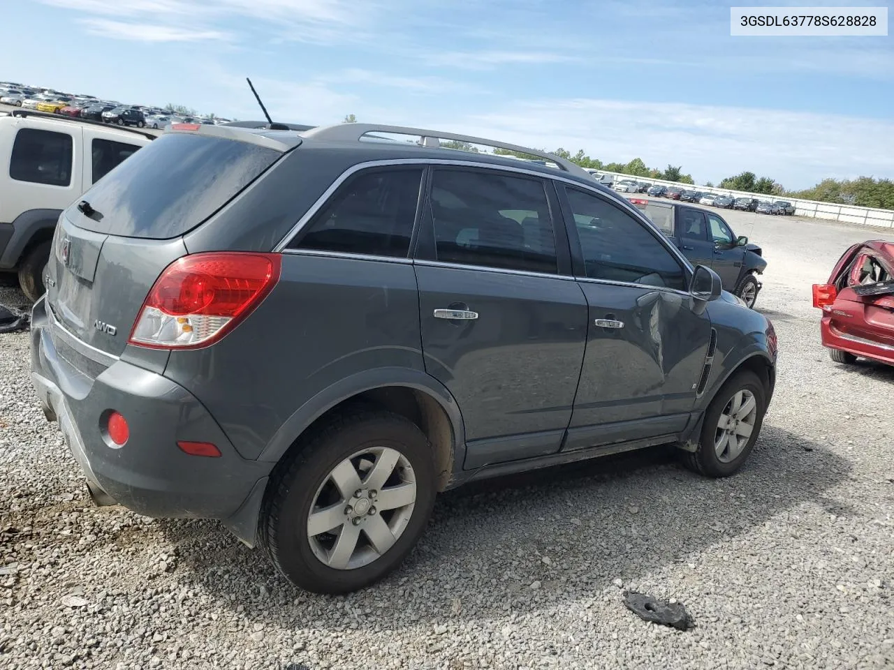 2008 Saturn Vue Xr VIN: 3GSDL63778S628828 Lot: 67151224