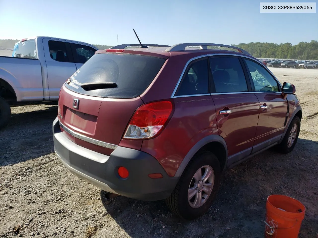 2008 Saturn Vue Xe VIN: 3GSCL33P88S639055 Lot: 67633504