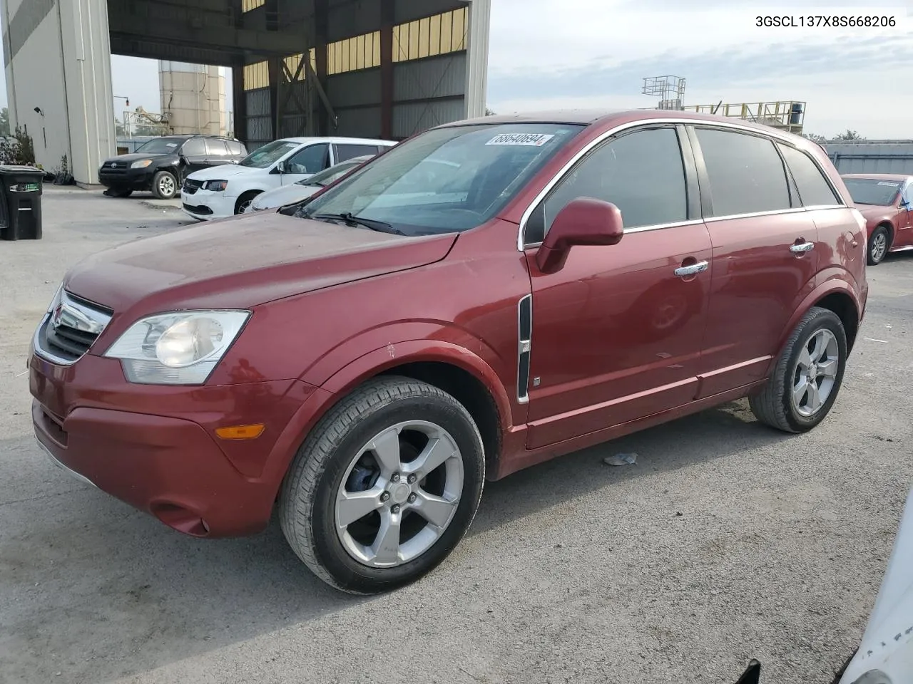 2008 Saturn Vue Redline VIN: 3GSCL137X8S668206 Lot: 68640694