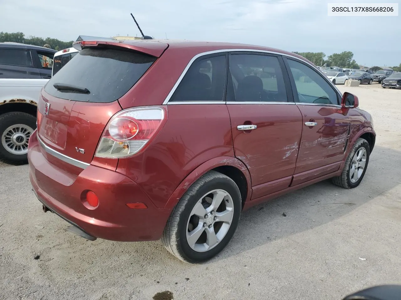 2008 Saturn Vue Redline VIN: 3GSCL137X8S668206 Lot: 68640694