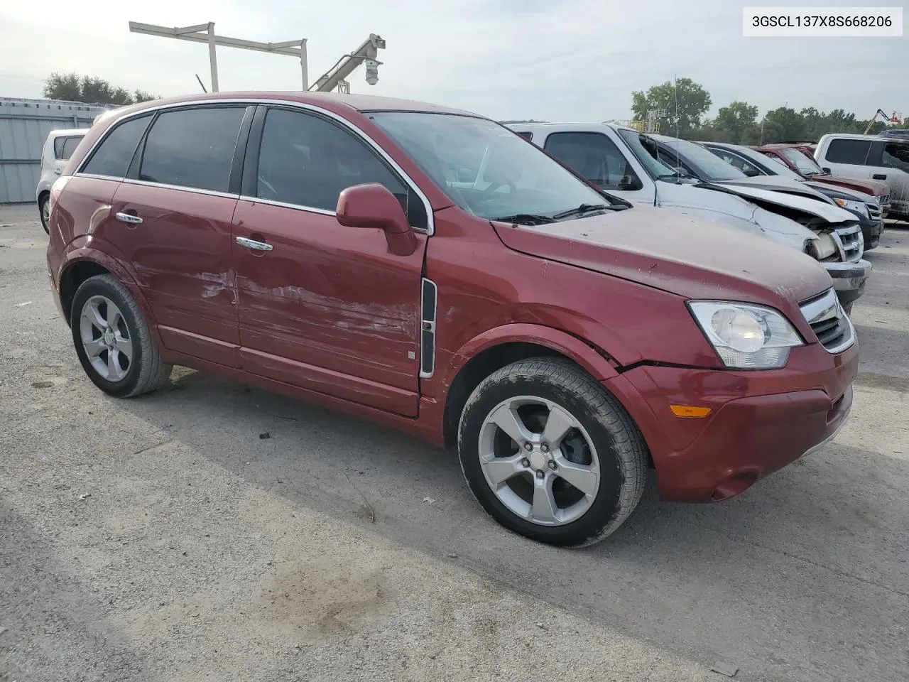 2008 Saturn Vue Redline VIN: 3GSCL137X8S668206 Lot: 68640694