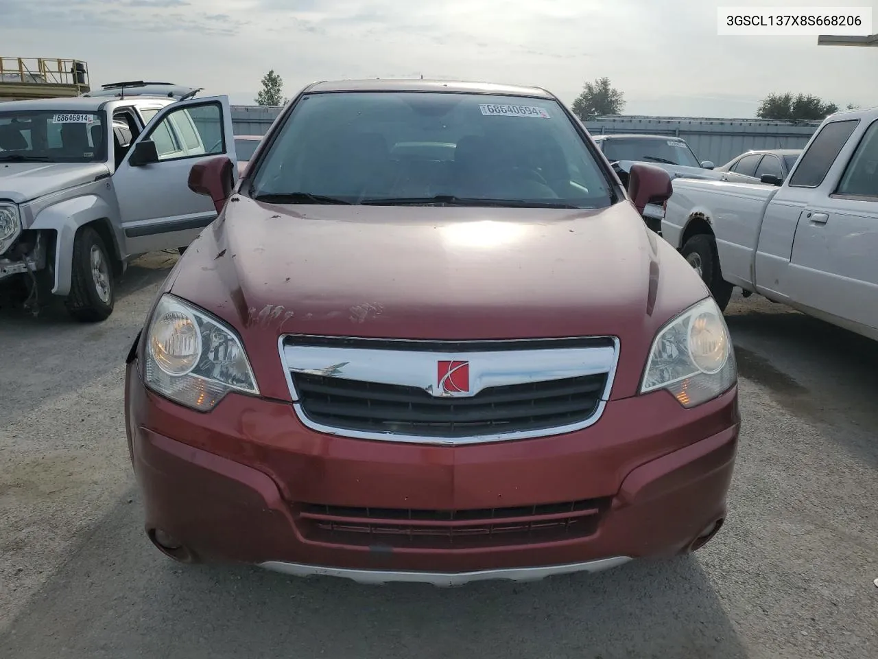 2008 Saturn Vue Redline VIN: 3GSCL137X8S668206 Lot: 68640694