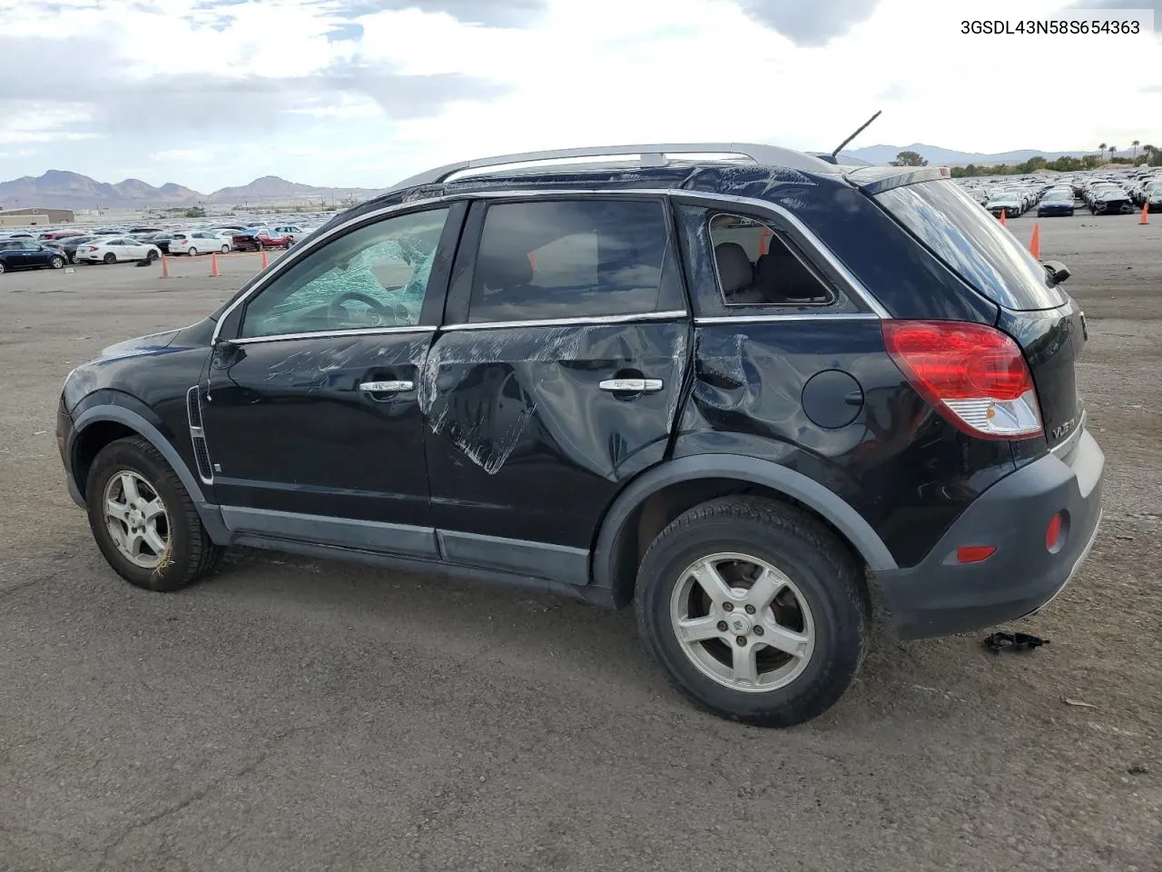 2008 Saturn Vue Xe VIN: 3GSDL43N58S654363 Lot: 69117634