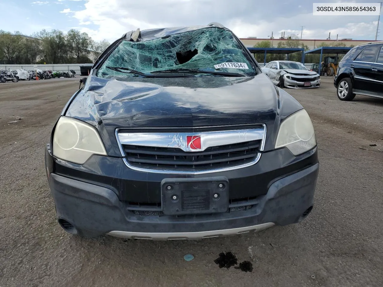 2008 Saturn Vue Xe VIN: 3GSDL43N58S654363 Lot: 69117634