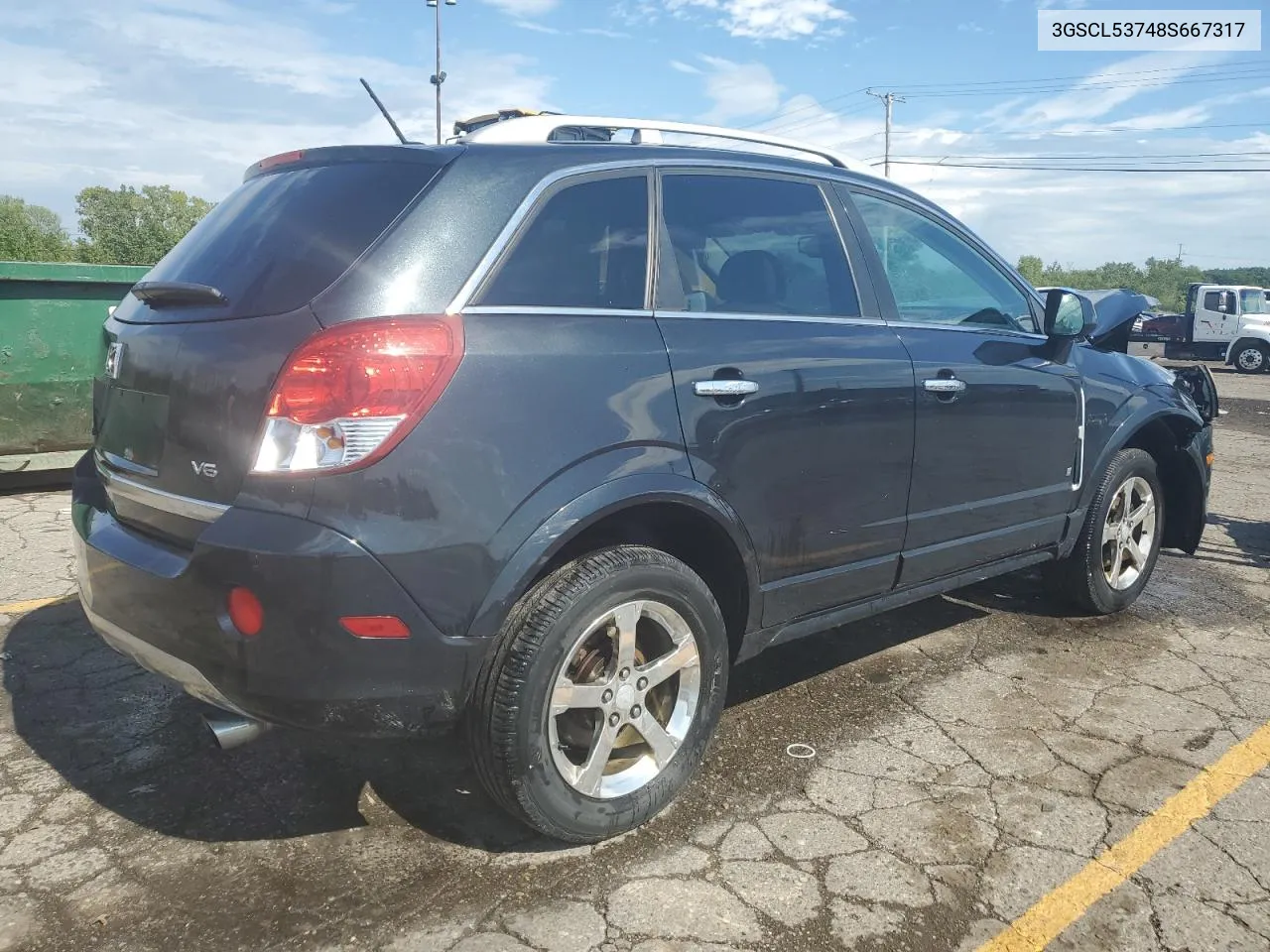 2008 Saturn Vue Xr VIN: 3GSCL53748S667317 Lot: 69540274