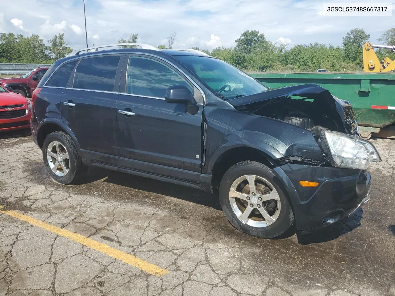 2008 Saturn Vue Xr VIN: 3GSCL53748S667317 Lot: 69540274