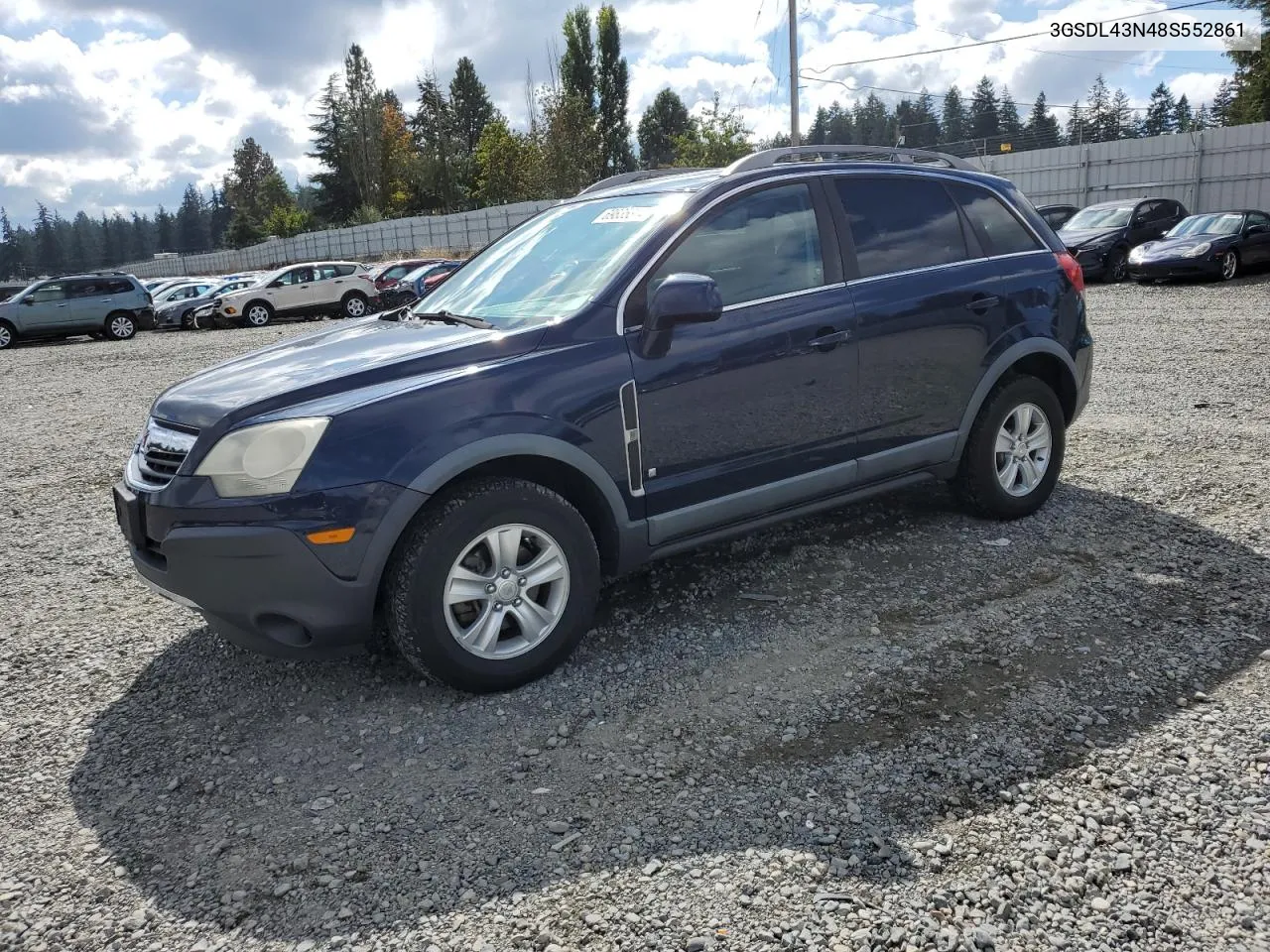 2008 Saturn Vue Xe VIN: 3GSDL43N48S552861 Lot: 69835314