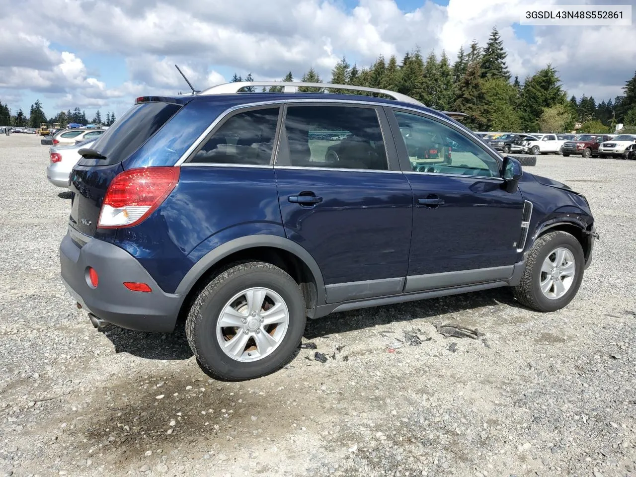 2008 Saturn Vue Xe VIN: 3GSDL43N48S552861 Lot: 69835314