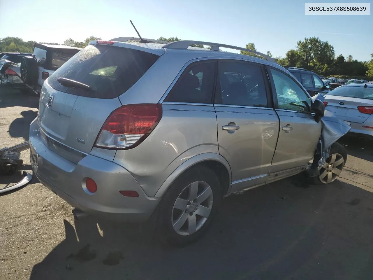 2008 Saturn Vue Xr VIN: 3GSCL537X8S508639 Lot: 70262644