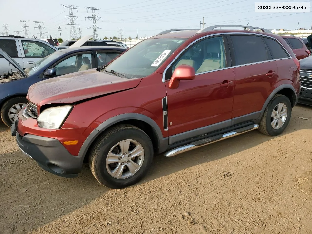 2008 Saturn Vue Xe VIN: 3GSCL33P98S595745 Lot: 70526214