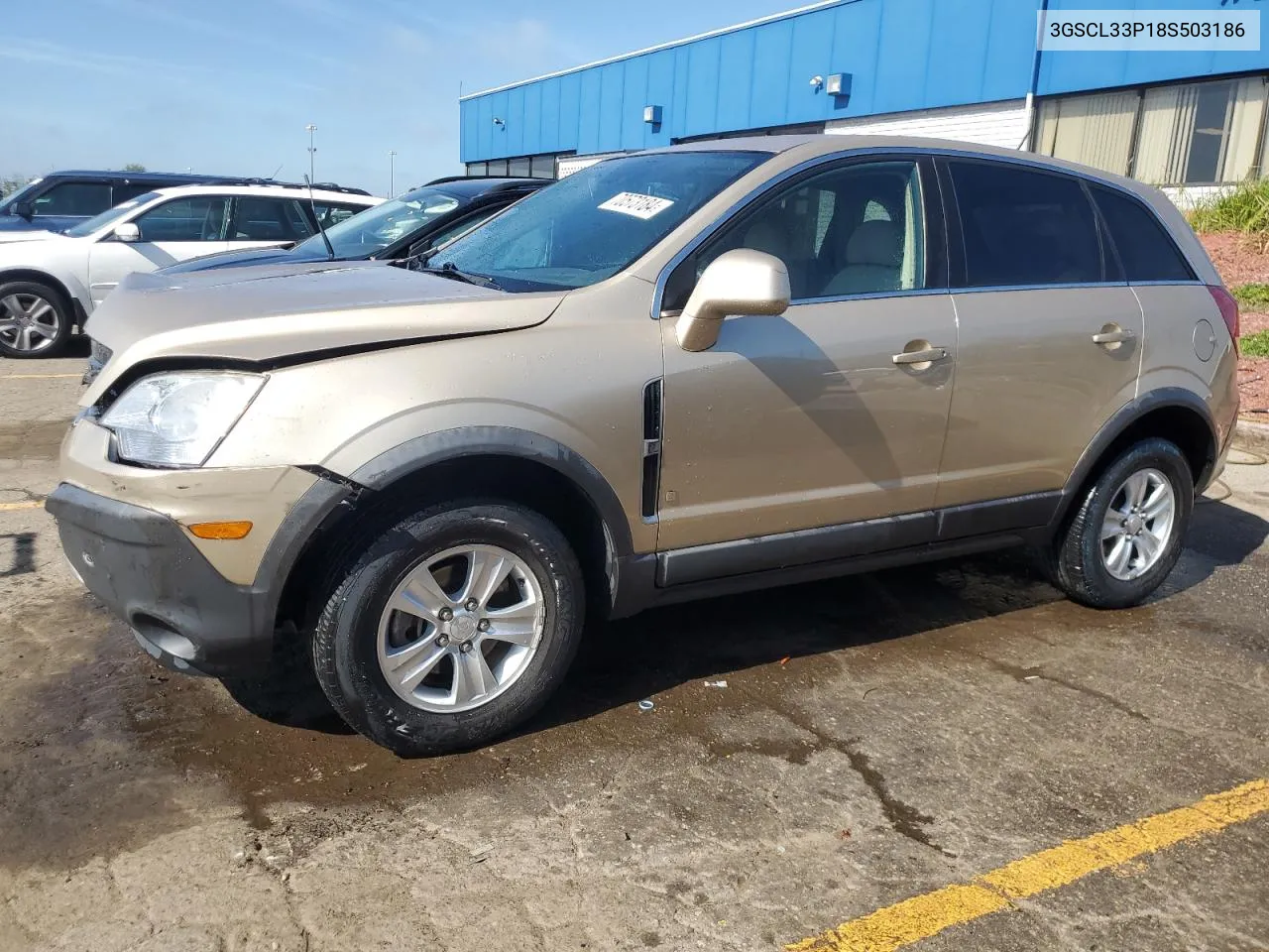 2008 Saturn Vue Xe VIN: 3GSCL33P18S503186 Lot: 70573184